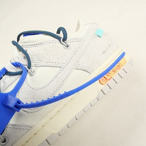 OFF WHITE オフホワイト ×NIKE DUNK LOW 1 OF 50 "16" SAIL/NEUTRAL GREY-NIGHTSHADE DJ0950-111 スニーカー 白灰 Size 【27.0cm】 【新古品・未使用品】 20801496