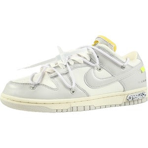 OFF WHITE オフホワイト ×NIKE DUNK LOW 1 OF 50 "49" SAIL/NEUTRAL GREY-WHITE DM1602-123 スニーカー 白灰 Size 【27.0cm】 【新古品・未使用品】 20801498