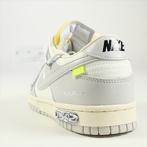 OFF WHITE オフホワイト ×NIKE DUNK LOW 1 OF 50 "49" SAIL/NEUTRAL GREY-WHITE DM1602-123 スニーカー 白灰 Size 【27.0cm】 【新古品・未使用品】 20801498