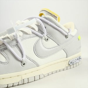 OFF WHITE オフホワイト ×NIKE DUNK LOW 1 OF 50 "49" SAIL/NEUTRAL GREY-WHITE DM1602-123 スニーカー 白灰 Size 【27.0cm】 【新古品・未使用品】 20801498