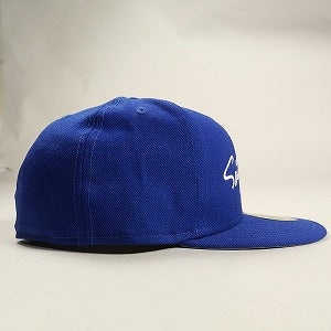 SUPREME シュプリーム 18AW Classic Script New Era Royal ニューエラキャップ 青 Size 【7　1/2(L)】 【中古品-良い】 20801505