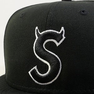 SUPREME シュプリーム 22AW S Logo New Era Black ニューエラキャップ 黒 Size 【7　1/2(L)】 【新古品・未使用品】 20801506