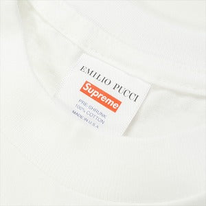 SUPREME シュプリーム ×Emilio Pucci エミリオ プッチ 21SS Box Logo Tee White/Black Tシャツ 白黒 Size 【S】 【新古品・未使用品】 20801541