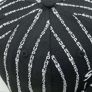 SUPREME シュプリーム 19SS Text Stripe Box Logo New Era Black ニューエラキャップ 黒 Size 【7　1/2(L)】 【新古品・未使用品】 20801558