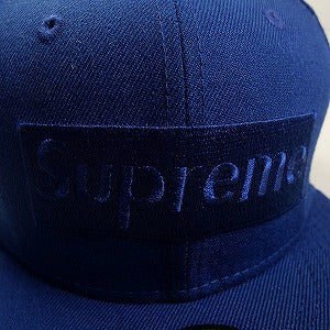 SUPREME シュプリーム 14AW Tonal Box Logo New Era Capニューエラキャップ 青 Size 【7　1/2(L)】 【新古品・未使用品】 20801559