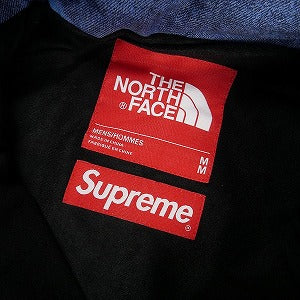 SUPREME シュプリーム ×THE NORTH FACE 21AW Bleached Denim Print Mountain Jacket Indigo ジャケット 青 Size 【M】 【中古品-良い】 20801573