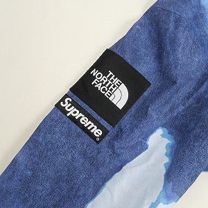 SUPREME シュプリーム ×THE NORTH FACE 21AW Bleached Denim Print Mountain Jacket Indigo ジャケット 青 Size 【M】 【中古品-良い】 20801573