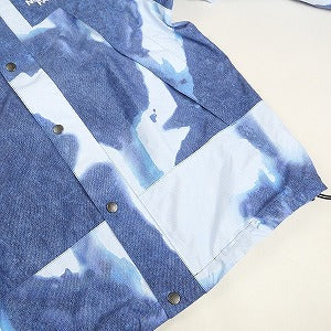 SUPREME シュプリーム ×THE NORTH FACE 21AW Bleached Denim Print Mountain Jacket Indigo ジャケット 青 Size 【M】 【中古品-良い】 20801573