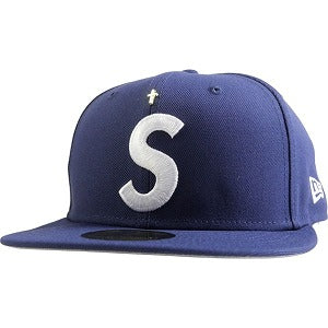 SUPREME シュプリーム 24SS Gold Cross S Logo New Era Light Navy キャップ 紺 Size 【7　1/2(L)】 【新古品・未使用品】 20801578