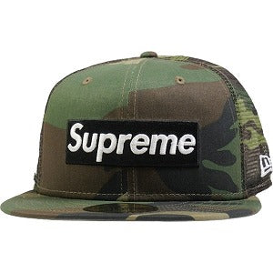 SUPREME シュプリーム 24SS Box Logo Mesh Back New Era Woodland Camo ニューエラキャップ 緑 Size 【7　5/8(XL)】 【新古品・未使用品】 20801584