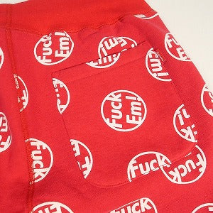 SUPREME シュプリーム 14AW Fuck' Em Sweatshort ショーツ 赤 Size 【S】 【新古品・未使用品】 20801587