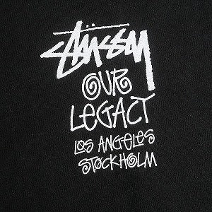 STUSSY ステューシー OUR LEGACY WORK SHOP SURFMAN TEE Pigment Dyed Black Tシャツ 黒 Size 【M】 【新古品・未使用品】 20801618