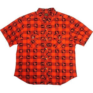 TENDERLOIN テンダーロイン T-WESTERN SHT W S/S RED 半袖シャツ 赤 Size 【L】 【中古品-非常に良い】 20801738