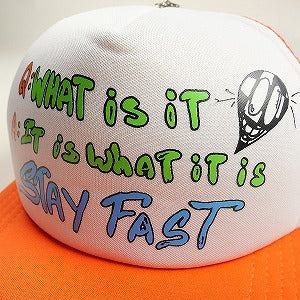 CHROME HEARTS クロム・ハーツ MATTY BOY PPO STAY FAST TRUCKER CAP WHT/ORANGE キャップ オレンジ Size 【フリー】 【新古品・未使用品】 20801783