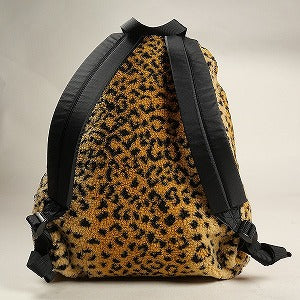 SUPREME シュプリーム 17AW Leopard Fleece Backpack バックパック 茶 Size 【フリー】 【中古品-良い】 20801912