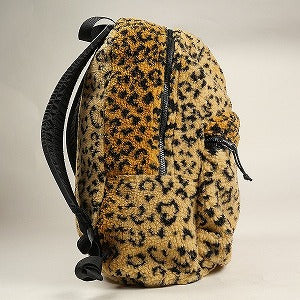 SUPREME シュプリーム 17AW Leopard Fleece Backpack バックパック 茶 Size 【フリー】 【中古品-良い】 20801912