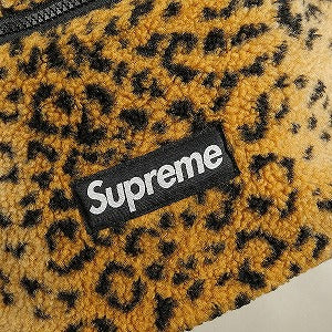 SUPREME シュプリーム 17AW Leopard Fleece Backpack バックパック 茶 Size 【フリー】 【中古品-良い】 20801912