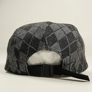 SUPREME シュプリーム 14AW Denim Argyle Camp Cap Black キャンプキャップ 黒 Size 【フリー】 【中古品-良い】 20801914