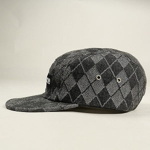 SUPREME シュプリーム 14AW Denim Argyle Camp Cap Black キャンプキャップ 黒 Size 【フリー】 【中古品-良い】 20801914