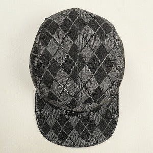 SUPREME シュプリーム 14AW Denim Argyle Camp Cap Black キャンプキャップ 黒 Size 【フリー】 【中古品-良い】 20801914