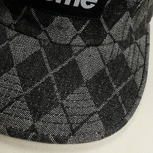 SUPREME シュプリーム 14AW Denim Argyle Camp Cap Black キャンプキャップ 黒 Size 【フリー】 【中古品-良い】 20801914