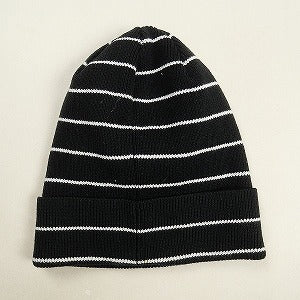 SUPREME シュプリーム 15SS Striped Beanie Black ビーニー 黒 Size 【フリー】 【中古品-非常に良い】 20801915