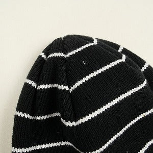 SUPREME シュプリーム 15SS Striped Beanie Black ビーニー 黒 Size 【フリー】 【中古品-非常に良い】 20801915