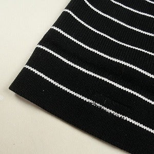 SUPREME シュプリーム 15SS Striped Beanie Black ビーニー 黒 Size 【フリー】 【中古品-非常に良い】 20801915