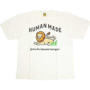 HUMAN MADE ヒューマンメイド ×HBX LION T-SHIRT WHITE ライオンTシャツ HM23TE032 白 Size 【L】 【新古品・未使用品】 20802058