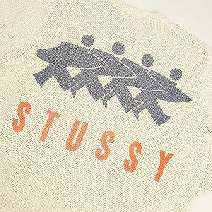 STUSSY ステューシー 24AW SURFMAN ICON COTTON LINEN CREW IVORY セーター アイボリー Size 【S】 【新古品・未使用品】 20802089