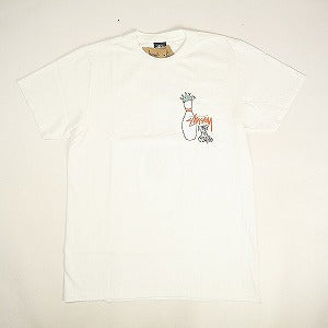 STUSSY ステューシー 24AW KINGPIN TEE PIGMENT DYED NATURAL Tシャツ 白 Size 【S】 【新古品・未使用品】 20802107