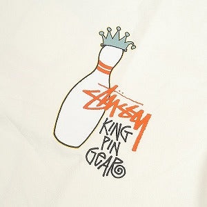 STUSSY ステューシー 24AW KINGPIN TEE PIGMENT DYED NATURAL Tシャツ 白 Size 【S】 【新古品・未使用品】 20802107