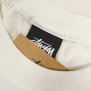 STUSSY ステューシー 24AW DNA TEE PIGMENT DYED NATURAL Tシャツ 白 Size 【L】 【新古品・未使用品】 20802120