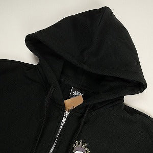 STUSSY ステューシー 24AW KINGPIN ZIP HOODIE BLACK ジップパーカー 黒 Size 【L】 【新古品・未使用品】 20802143