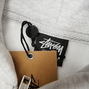 STUSSY ステューシー 24AW KINGPIN ZIP HOODIE ASH HEATHER ジップパーカー 灰 Size 【XL】 【新古品・未使用品】 20802148