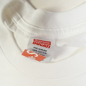 SUPREME シュプリーム ×Ducati 24SS Logos Tee White Tシャツ 白 Size 【L】 【新古品・未使用品】 20802163