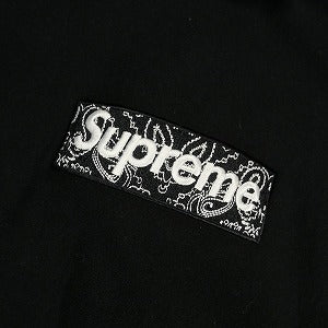 SUPREME シュプリーム 19AW Bandana Box Logo Hooded Sweatshirt Black ボックスロゴパーカー 黒 Size 【XL】 【中古品-非常に良い】 20802164