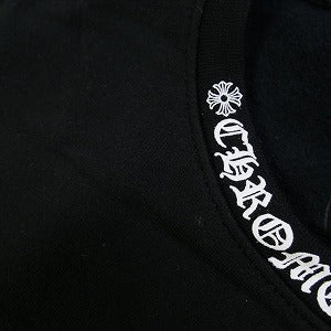 CHROME HEARTS クロム・ハーツ NECK LOGO CREW SWEAT BLACK クルーネックスウェット 黒 Size 【M】 【新古品・未使用品】 20802166