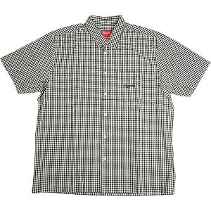 SUPREME シュプリーム 21SS Gingham S/S Shirts Black 半袖シャツ 黒白 Size 【L】 【中古品-非常に良い】 20802191