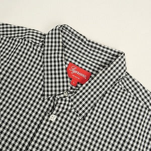 SUPREME シュプリーム 21SS Gingham S/S Shirts Black 半袖シャツ 黒白 Size 【L】 【中古品-非常に良い】 20802191