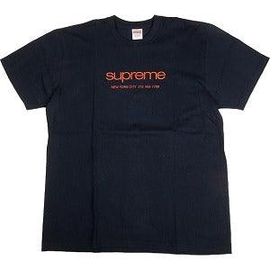 SUPREME シュプリーム 20SS Shop Tee Navy Tシャツ 紺 Size 【L】 【中古品-良い】 20802195