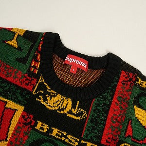 SUPREME シュプリーム 23SS Scarf Sweater Black セーター 黒 Size 【L】 【中古品-非常に良い】 20802196