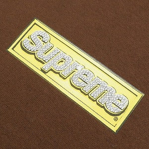 SUPREME シュプリーム 22SS Bling Box Logo Hooded Sweatshirt Dark Brown BOXロゴパーカー 茶 Size 【L】 【新古品・未使用品】 20802209