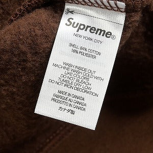 SUPREME シュプリーム 22SS Bling Box Logo Hooded Sweatshirt Dark Brown BOXロゴパーカー 茶 Size 【L】 【新古品・未使用品】 20802209