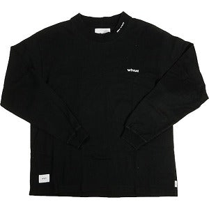 WTAPS ダブルタップス 20AW INDUSTRY MOCK NECK / COTTON BLACK ロンT 黒 Size 【2】 【中古品-良い】 20802211