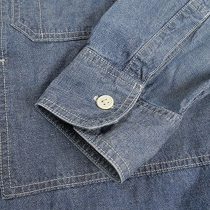 WTAPS ダブルタップス 14SS UTILITY L/S SHIRT CHAMBRAY 長袖シャツ インディゴ Size 【3】 【中古品-良い】 20802212