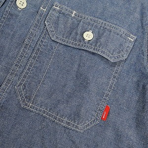 WTAPS ダブルタップス 14SS UTILITY L/S SHIRT CHAMBRAY 長袖シャツ インディゴ Size 【3】 【中古品-良い】 20802212