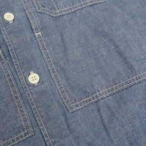 WTAPS ダブルタップス 14SS UTILITY L/S SHIRT CHAMBRAY 長袖シャツ インディゴ Size 【3】 【中古品-良い】 20802212