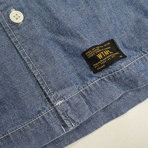 WTAPS ダブルタップス 14SS UTILITY L/S SHIRT CHAMBRAY 長袖シャツ インディゴ Size 【3】 【中古品-良い】 20802212