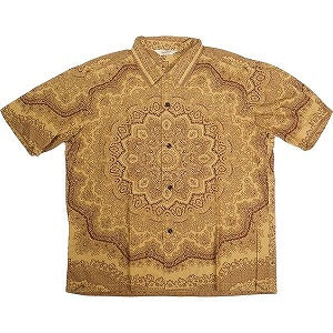 TENDERLOIN テンダーロイン T-PAISLEY SHT S/S BROWN 半袖シャツ 茶 Size 【L】 【中古品-非常に良い】 20802222